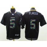 nike nfl jerseys baltimore ravens #5 flacco black[Elite Camo Fashion]