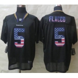 nike nfl jerseys baltimore ravens #5 flacco black[Elite USA flag fashion]