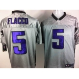 nike nfl jerseys baltimore ravens #5 flacco grey[Elite shadow]