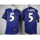 nike nfl jerseys baltimore ravens #5 flacco purple[New Elite]