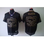 nike nfl jerseys baltimore ravens #52 r.lewis black[Elite lights out]