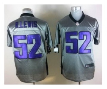 nike nfl jerseys baltimore ravens #52 r.lewis grey[Elite shadow]