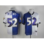 nike nfl jerseys baltimore ravens #52 r.lewis purple-white[Elite split]