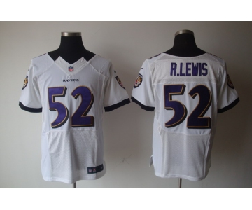 nike nfl jerseys baltimore ravens #52 r.lewis white[elite]