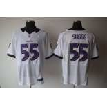 nike nfl jerseys baltimore ravens #55 suggs white[elite]