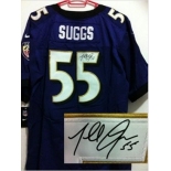 nike nfl jerseys baltimore ravens #55 terrell suggs purple[Elite signature]