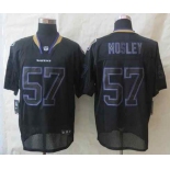 nike nfl jerseys baltimore ravens #57 mosley black[Elite lights out]