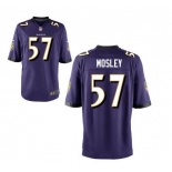 nike nfl jerseys baltimore ravens #57 mosley purple[Elite]