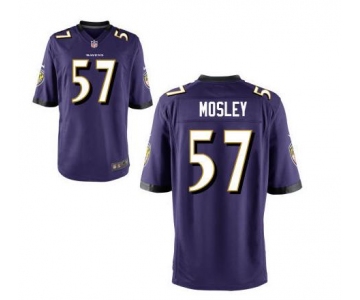 nike nfl jerseys baltimore ravens #57 mosley purple[Elite]