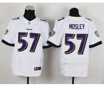 nike nfl jerseys baltimore ravens #57 mosley white[Elite]