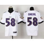 nike nfl jerseys baltimore ravens #58 dumervil white[new Elite]