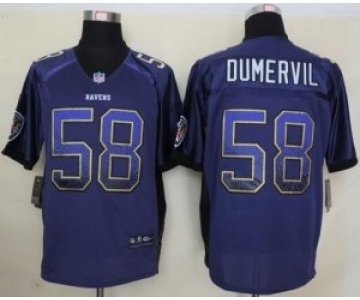 nike nfl jerseys baltimore ravens #58 elvis dumervil purple[Elite drift fashion]