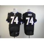 nike nfl jerseys baltimore ravens #74 oher black[Elite]