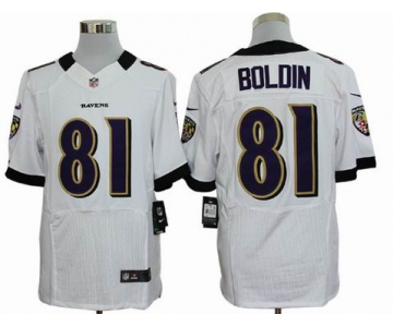 nike nfl jerseys baltimore ravens #81 anquan boldin white[Elite]