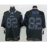 nike nfl jerseys baltimore ravens #82 smith black[Elite united sideline]