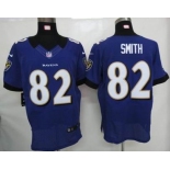 nike nfl jerseys baltimore ravens #82 smith purple[Elite]