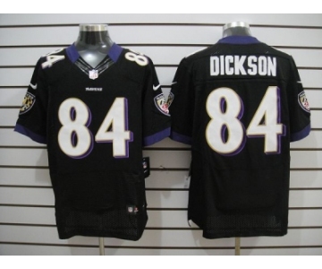 nike nfl jerseys baltimore ravens #84 dickson black[Elite]