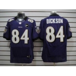 nike nfl jerseys baltimore ravens #84 dickson purple[Elite Art Patch]