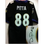 nike nfl jerseys baltimore ravens #88 pitta black[Elite signature]