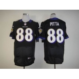 nike nfl jerseys baltimore ravens #88 pitta black[Elite]