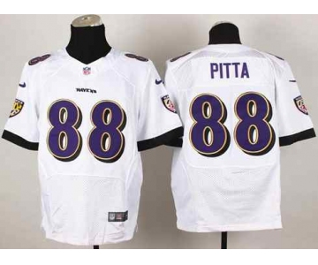 nike nfl jerseys baltimore ravens #88 pitta white[Elite]