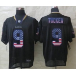 nike nfl jerseys baltimore ravens #9 tucker black[Elite USA flag fashion]