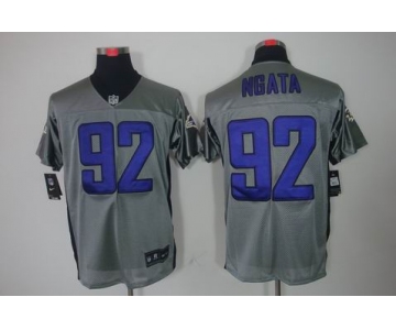 nike nfl jerseys baltimore ravens #92 ngata grey[Elite shadow]