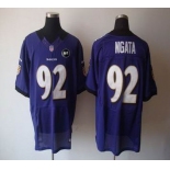 nike nfl jerseys baltimore ravens #92 ngata purple[elite Art Patch]