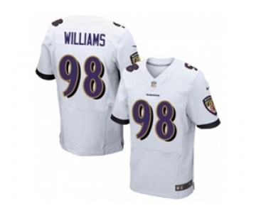 nike nfl jerseys baltimore ravens #98 brandon williams white[Elite]