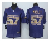 2015 new nike baltimore ravens #57 mosley purple strobe jerseys[limited]