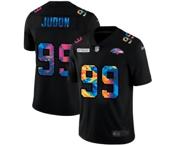 Baltimore Ravens #99 Matthew Judon Men's Nike Multi-Color Black 2020 NFL Crucial Catch Vapor Untouchable Limited Jersey