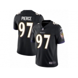 Men Nike Baltimore Ravens #97 Michael Pierce Black Alternate Vapor Untouchable Limited Player NFL Jersey