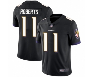 Men's Baltimore Ravens #11 Seth Roberts Black Alternate Vapor Untouchable Limited Player Football Jersey