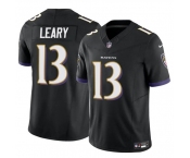 Men's Baltimore Ravens #13 Devin Leary Black 2023 F.U.S.E. Vapor Limited Football Jersey