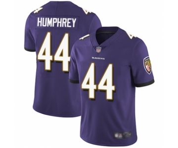 Men's Baltimore Ravens #44 Marlon Humphrey Purple Team Color Vapor Untouchable Limited Player Football Jersey