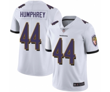 Men's Baltimore Ravens #44 Marlon Humphrey White Vapor Untouchable Limited Player Football Jersey