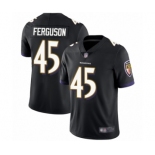 Men's Baltimore Ravens #45 Jaylon Ferguson Black Alternate Vapor Untouchable Limited Player Football Jersey