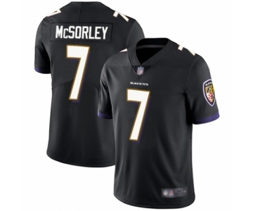 Men's Baltimore Ravens #7 Trace McSorley Black Alternate Vapor Untouchable Limited Player Football Jersey