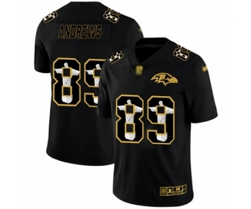 Men's Baltimore Ravens #89 Mark Andrews Black Jesus Faith Limited Player Football Jersey