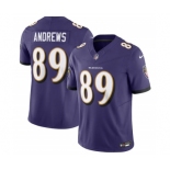 Men's Baltimore Ravens #89 Mark Andrews Purple 2023 F.U.S.E Vapor Jersey