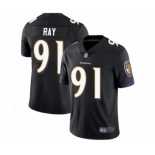 Men's Baltimore Ravens #91 Shane Ray Black Alternate Vapor Untouchable Limited Player Football Jersey