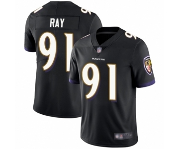 Men's Baltimore Ravens #91 Shane Ray Black Alternate Vapor Untouchable Limited Player Football Jersey