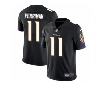 Men's Nike Baltimore Ravens #11 Breshad Perriman Vapor Untouchable Limited Black Alternate NFL Jersey