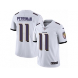 Men's Nike Baltimore Ravens #11 Breshad Perriman Vapor Untouchable Limited White NFL Jersey