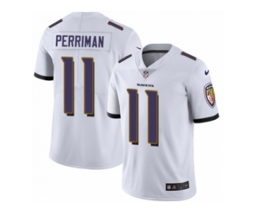 Men's Nike Baltimore Ravens #11 Breshad Perriman Vapor Untouchable Limited White NFL Jersey