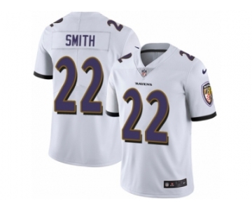 Men's Nike Baltimore Ravens #22 Jimmy Smith Vapor Untouchable Limited White NFL Jersey