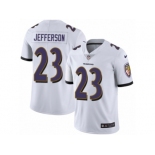 Men's Nike Baltimore Ravens #23 Tony Jefferson Vapor Untouchable Limited White NFL Jersey