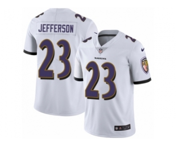 Men's Nike Baltimore Ravens #23 Tony Jefferson Vapor Untouchable Limited White NFL Jersey