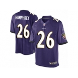 Men's Nike Baltimore Ravens #26 Marlon Humphrey Limited Purple Team Color NFL Jersey