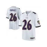 Men's Nike Baltimore Ravens #26 Marlon Humphrey Limited White NFL Jersey